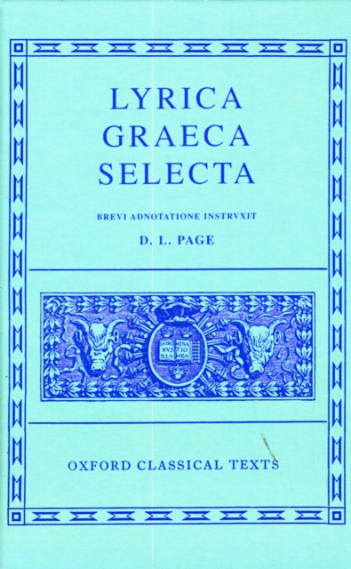 Lyrica Graeca Selecta, Fold-out book or chart Book