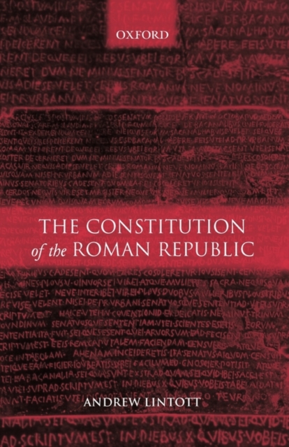 The Constitution of the Roman Republic, Hardback Book