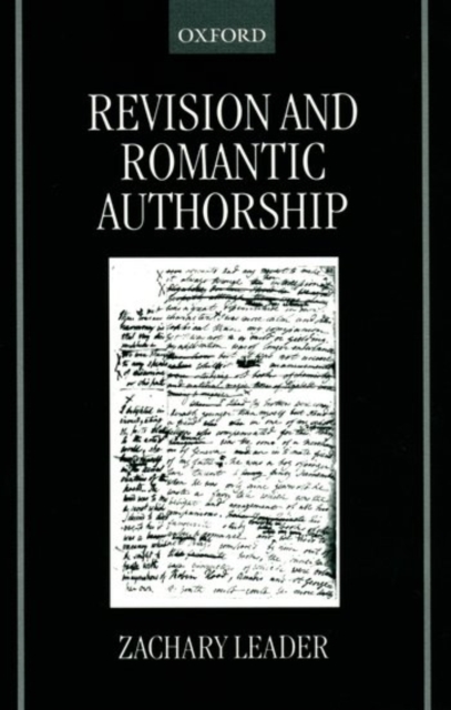 Revision and Romantic Authorship, Paperback / softback Book