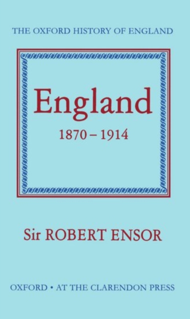England 1870-1914, Hardback Book