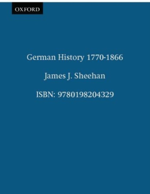 German History 1770-1866, Hardback Book