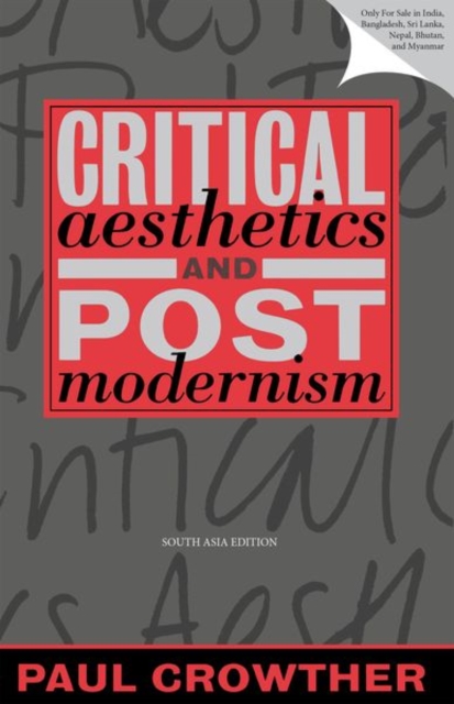 Critical Aesthetics and Postmodernism, Paperback / softback Book