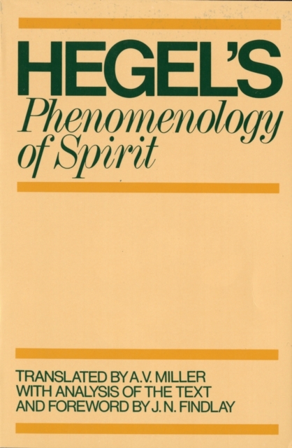 Phenomenology of Spirit, Paperback / softback Book