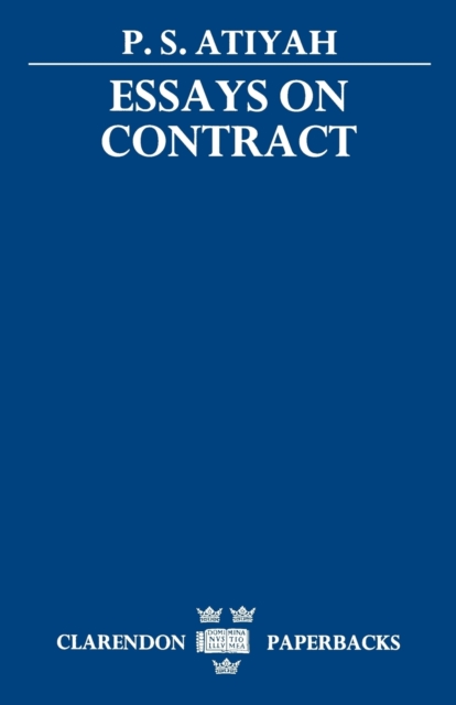 Essays on Contract, Paperback / softback Book