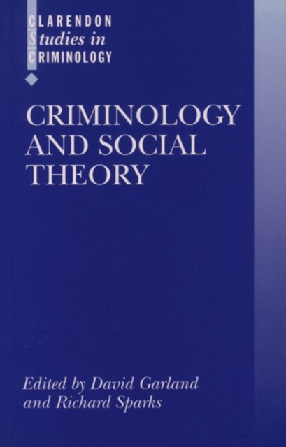 Criminology and Social Theory, Paperback / softback Book