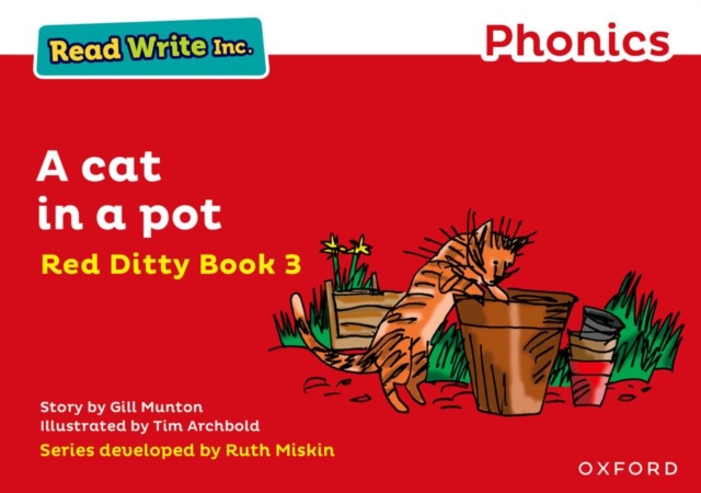 Read Write Inc. Phonics: A Cat in a Pot (Red Ditty Book 3), Paperback / softback Book