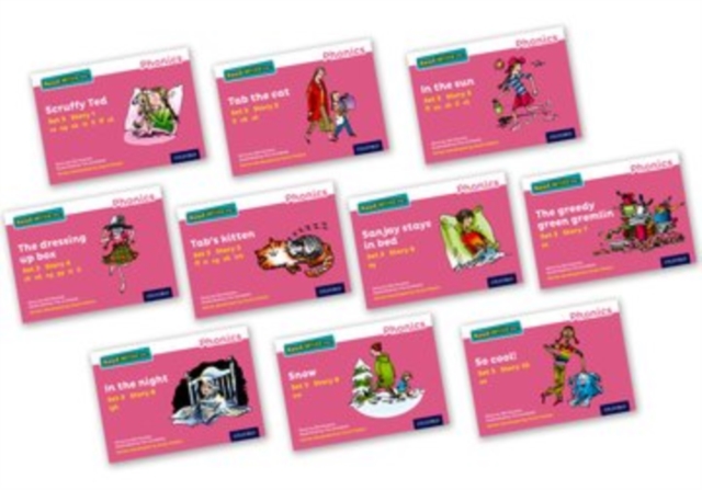 Read Write Inc. Phonics: Pink Set 3 Core Storybooks (Mixed Pack of 10), Paperback / softback Book