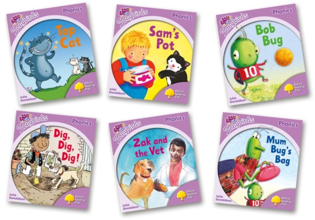 Oxford Reading Tree Songbirds Phonics: Level 1+: Mixed Pack of 6, Paperback / softback Book