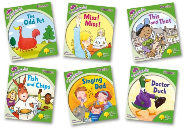 Oxford Reading Tree Songbirds Phonics: Level 2: Mixed Pack of 6, Paperback / softback Book