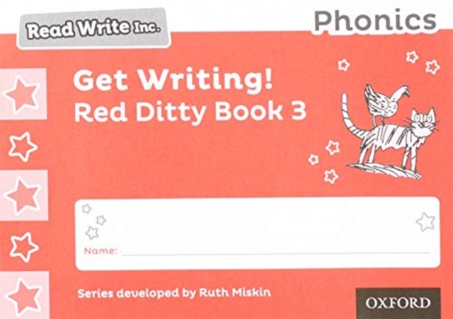 Read Write Inc. Phonics: Get Writing! Red Ditty Book 3 Pack of 10, Paperback / softback Book