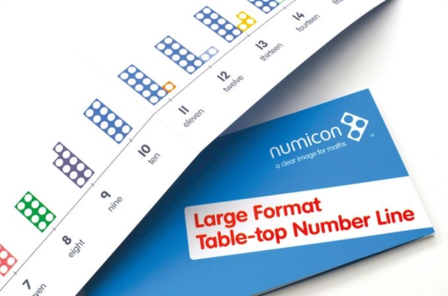 Numicon: Large Format Table Top Number Line, Poster Book
