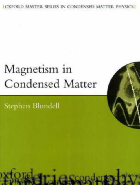 Magnetism in Condensed Matter, Hardback Book
