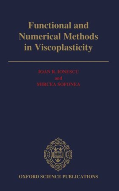 Functional and Numerical Methods in Viscoplasticity, Hardback Book