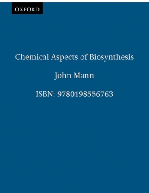 Chemical Aspects of Biosynthesis, Paperback / softback Book