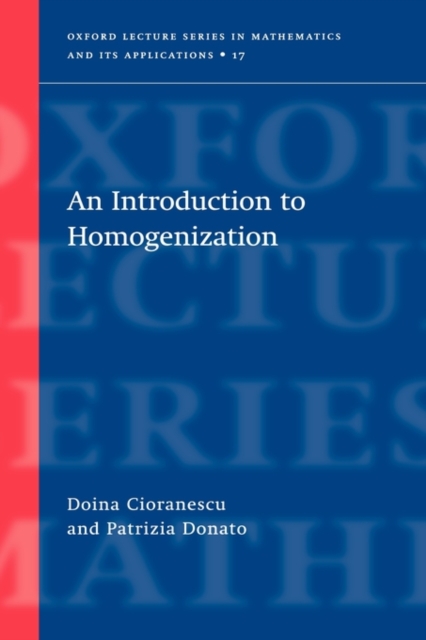 An Introduction to Homogenization, Hardback Book