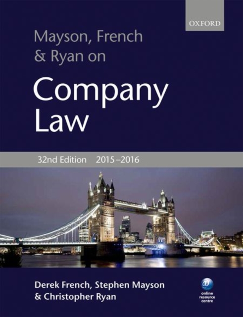 Mayson, French & Ryan on Company Law, Paperback Book