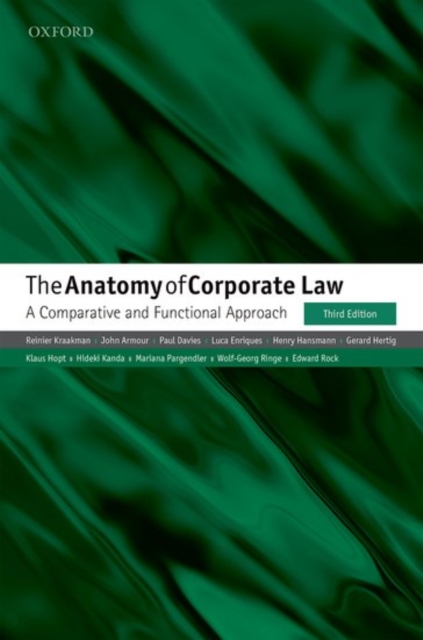 The Anatomy of Corporate Law : A Comparative and Functional Approach, Hardback Book