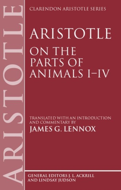 Aristotle: On the Parts of Animals, Hardback Book