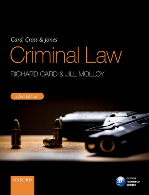 Card, Cross & Jones Criminal Law, Paperback / softback Book