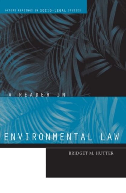 A Reader in Environmental Law, Paperback / softback Book