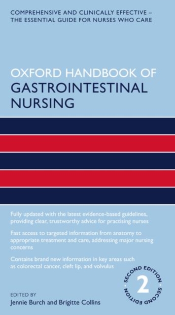 Oxford Handbook of Gastrointestinal Nursing, Paperback / softback Book