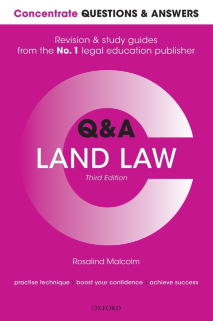 Concentrate Questions and Answers Land Law : Law Q&A Revision and Study Guide, Paperback / softback Book