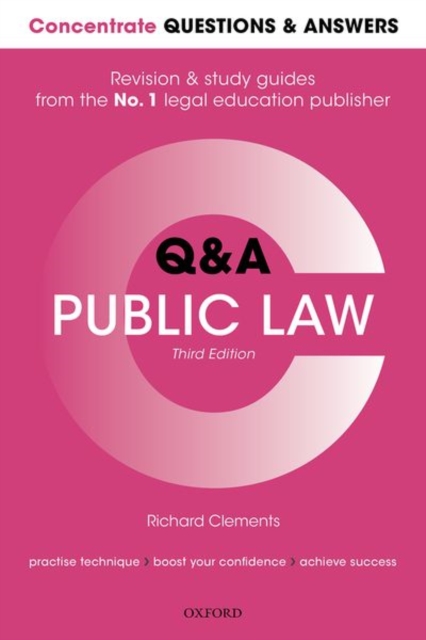Concentrate Questions and Answers Public Law : Law Q&A Revision and Study Guide, Paperback / softback Book