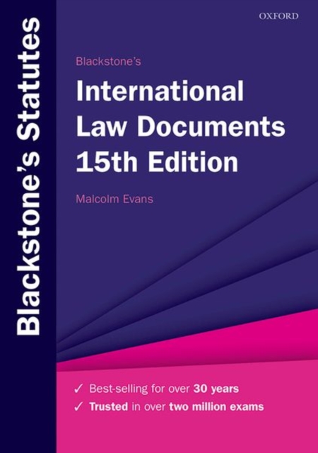 Blackstone's International Law Documents, Paperback / softback Book