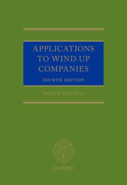 Applications to Wind up Companies, Hardback Book