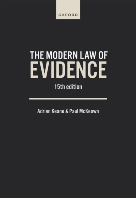 The Modern Law of Evidence, Paperback / softback Book