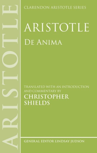 Aristotle: De Anima, Hardback Book