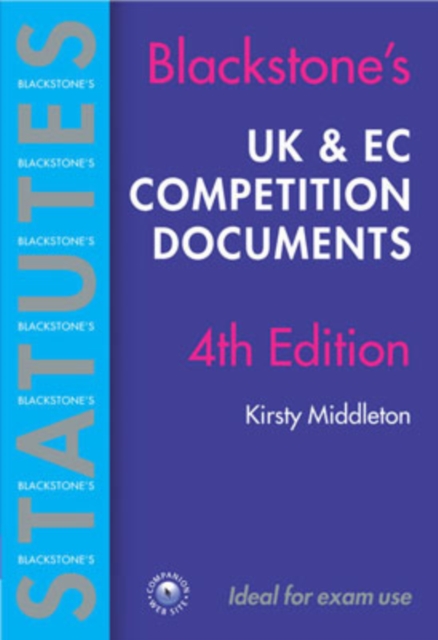 UK and EC Competition Documents, Paperback Book