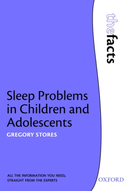 Sleep problems in Children and Adolescents, Paperback / softback Book
