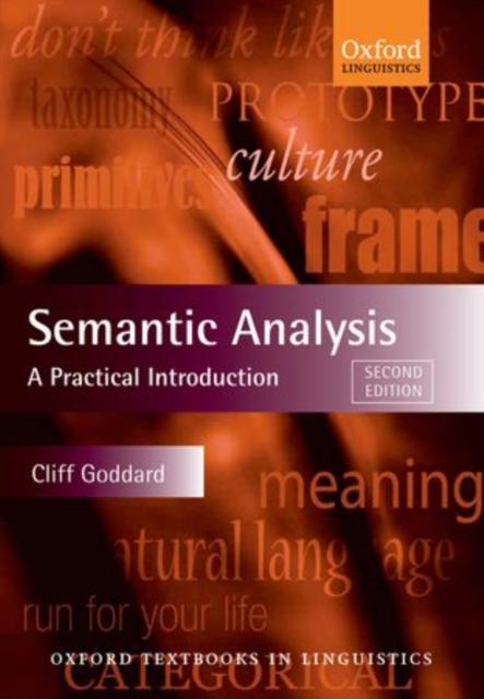 Semantic Analysis : A Practical Introduction, Paperback / softback Book