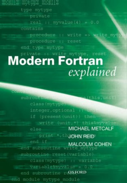 Modern Fortran Explained, Hardback Book