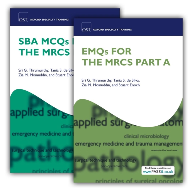 SBA MCQs and EMQs for the MRCS Part A Pack, Multiple-component retail product Book