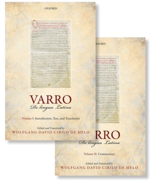 Varro: De lingua Latina : Introduction, Text, Translation, and Commentary, Multiple-component retail product Book
