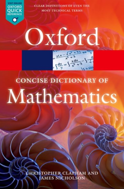 The Concise Oxford Dictionary of Mathematics, Paperback / softback Book