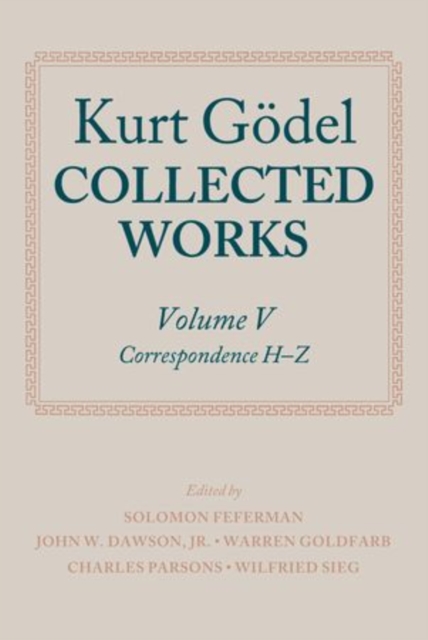 Kurt Godel: Collected Works: Volume V, Paperback / softback Book