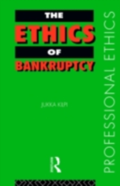 The Ethics of Bankruptcy, PDF eBook