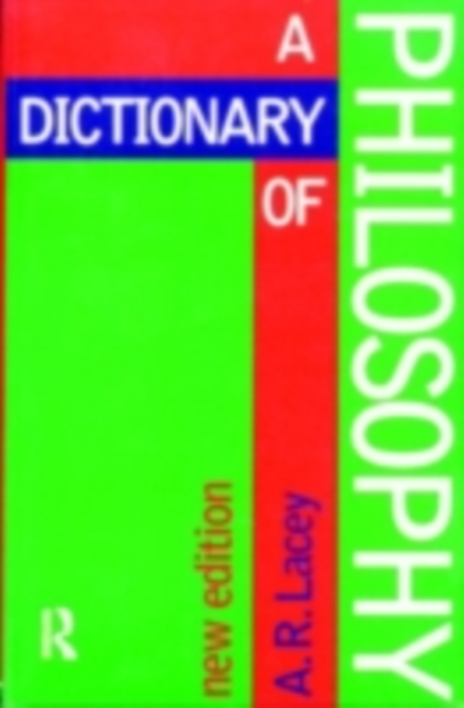 Dictionary of Philosophy, PDF eBook