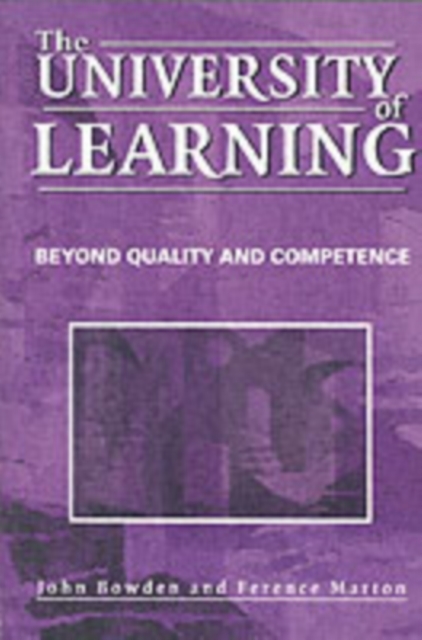 The University of Learning : Beyond Quality and Competence, PDF eBook