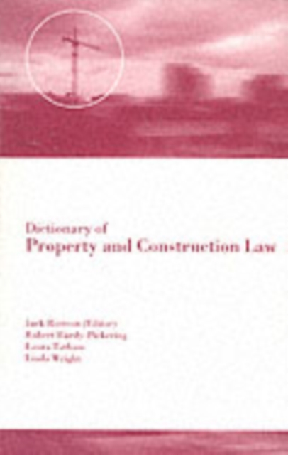Dictionary of Property and Construction Law, PDF eBook