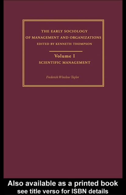 Scientific Management, PDF eBook