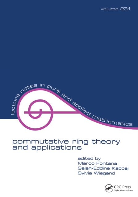 Commutative Ring Theory and Applications, PDF eBook