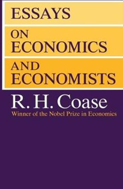Essays on Economics and Economists, Paperback / softback Book