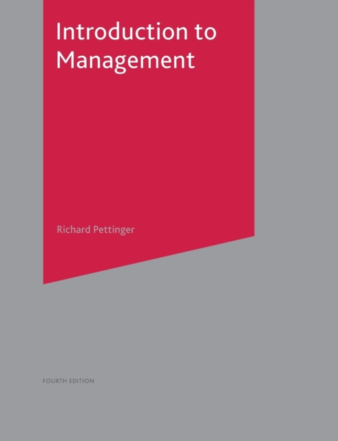Introduction to Management, Paperback / softback Book