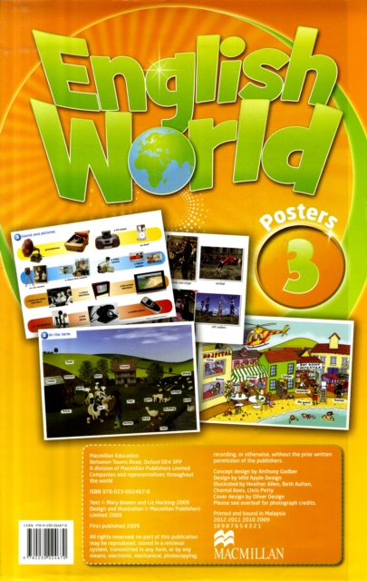 English World 3 Posters, Wallchart Book