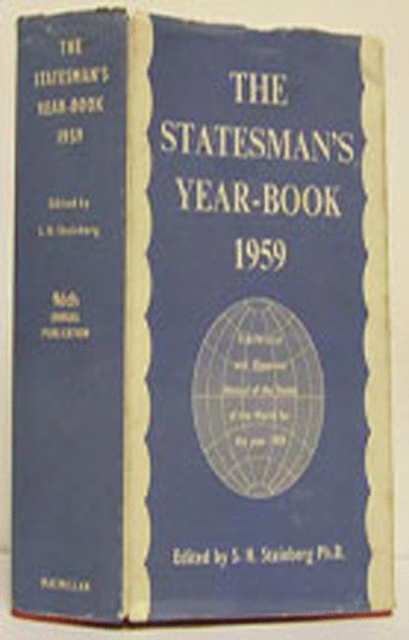 The Statesman's Year-Book : Statistical and Historical Annual of the States of the World for the Year 1959, PDF eBook