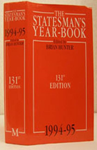 The Statesman's Year-Book 1994-95, PDF eBook